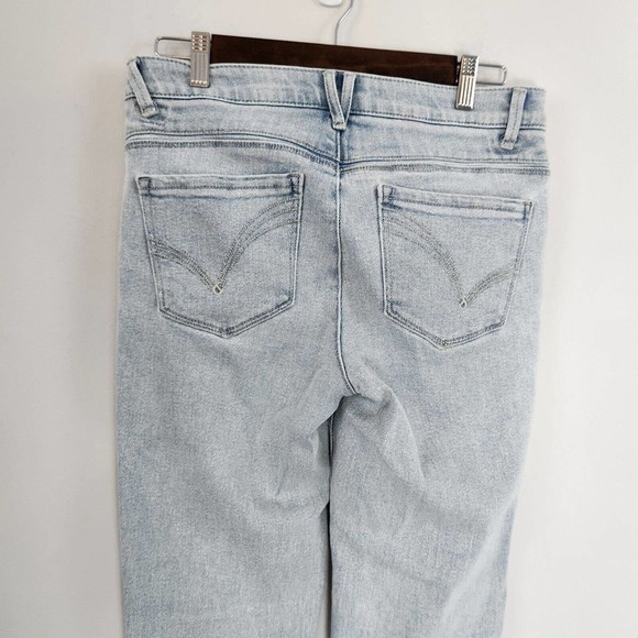 Democracy Women's "Ab"Solution Jeans Baggy Relaxed Fit Crop Cotton Blend Size 6 - Picture 3 of 12